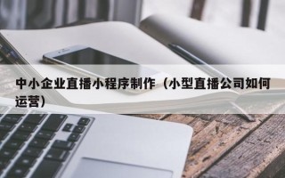 肇东中小企业直播小程序制作（小型直播公司如何运营）